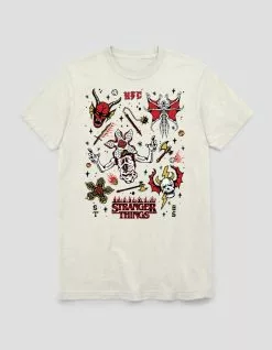 STRANGER THINGS Flash Sheet Unisex Tee
