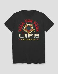 STRANGER THINGS Die Badge Unisex Tee