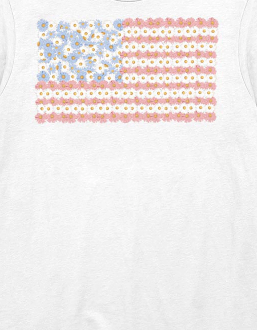 Art/Design AMERICA Flower Flag Unisex Tee - Image 2