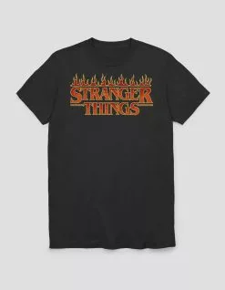 STRANGER THINGS Fire Logo Unisex Tee
