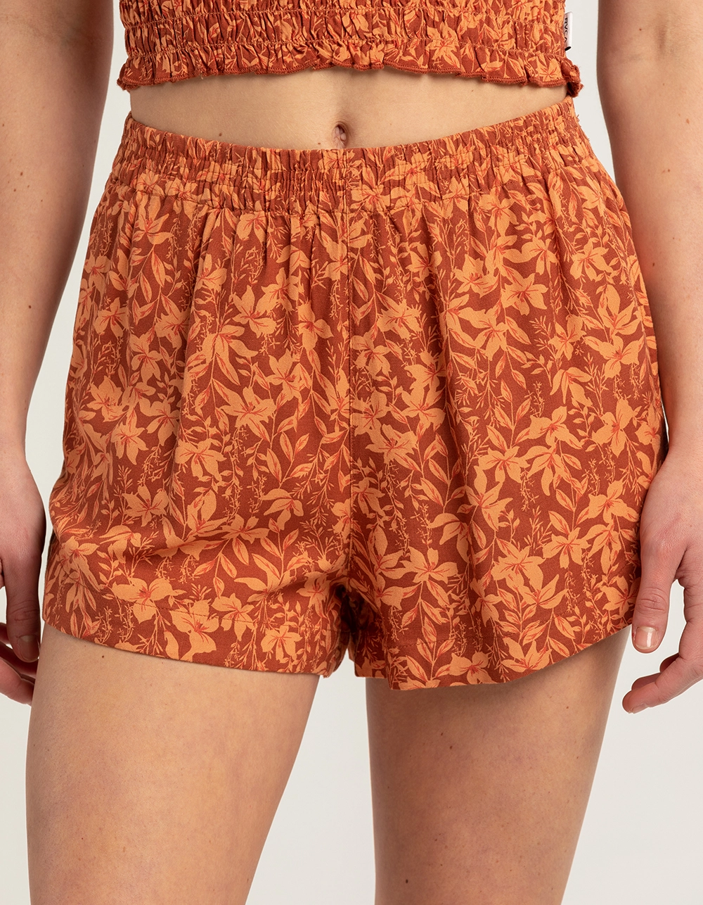 RVCA Sawyer Print Womens Pull On Shorts - Image 2