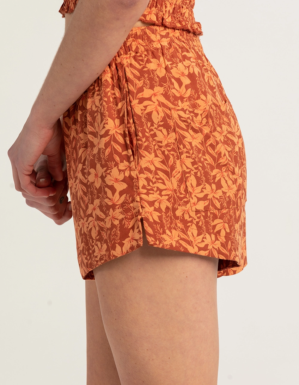 RVCA Sawyer Print Womens Pull On Shorts - Image 3