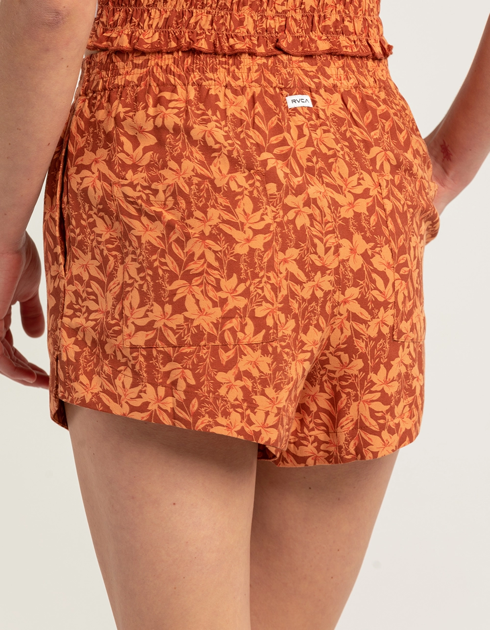 RVCA Sawyer Print Womens Pull On Shorts - Image 4
