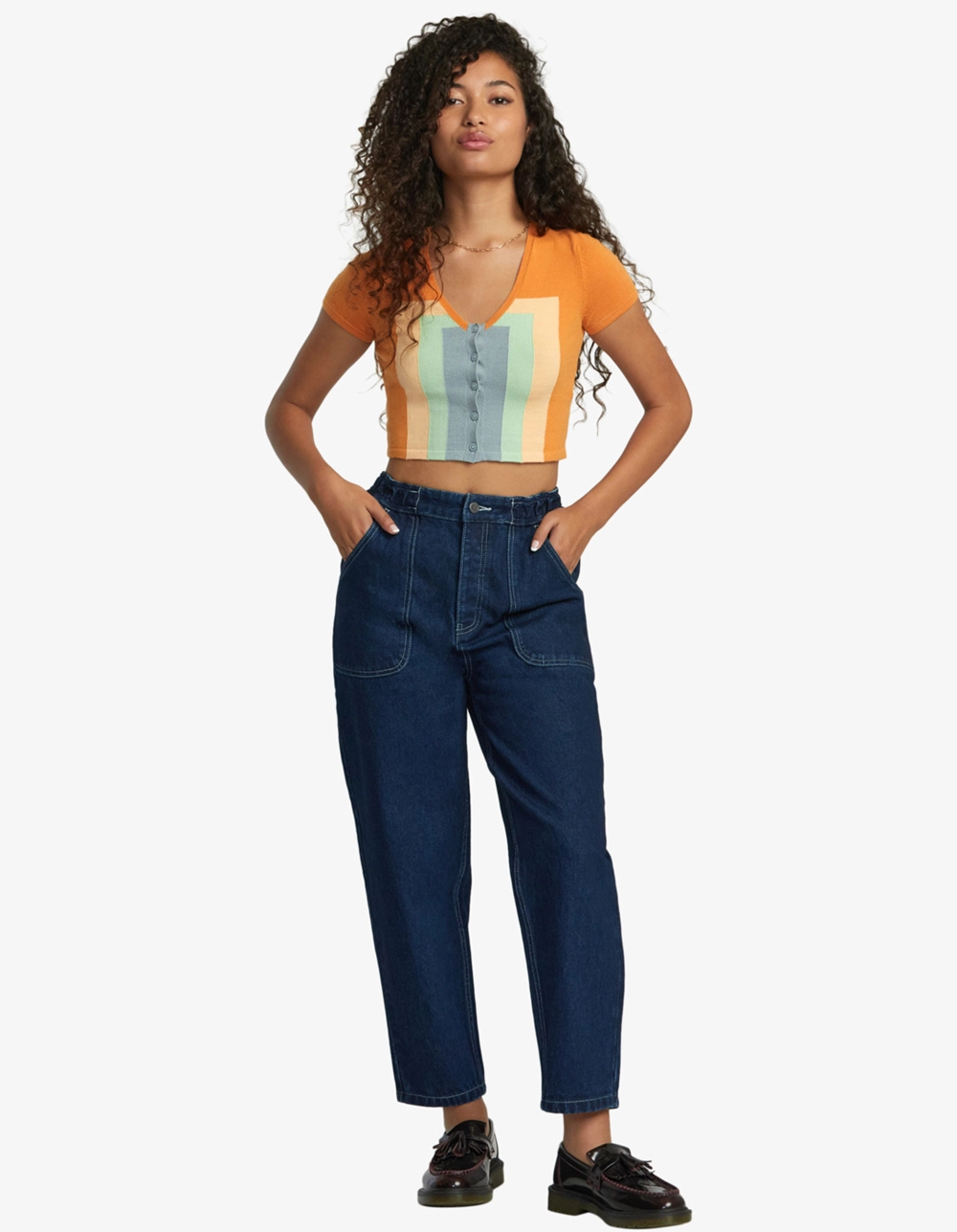 RVCA Scrunchie Womens Denim Pants