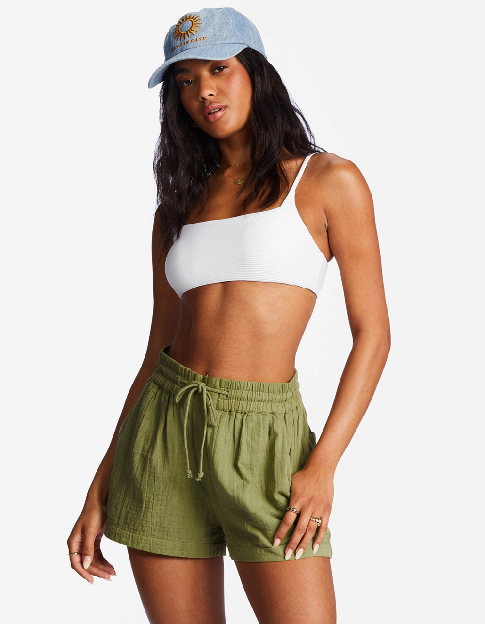 BILLABONG Day Tripper Womens Elastic Waist Shorts
