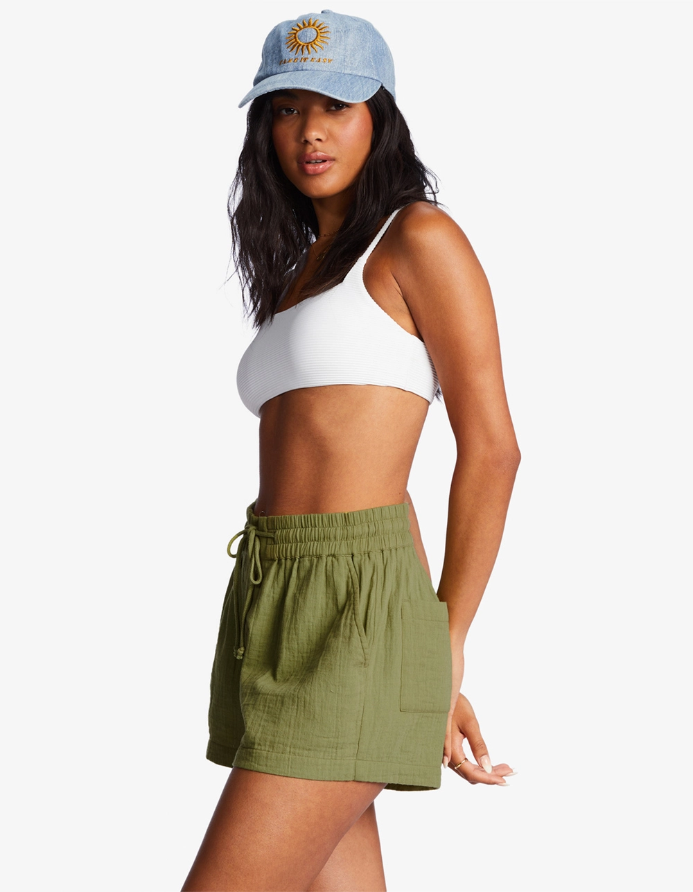 BILLABONG Day Tripper Womens Elastic Waist Shorts - Image 2