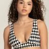 BILLABONG Triangle Diamond Plunge Bikini Bralette