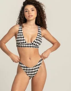 BILLABONG Diamond Daze High Leg Cheekier Bikini Bottoms