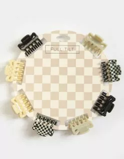 FULL TILT 6 Piece Mini Claw Clip Hair Set