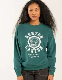 Coney Island Picnic CONEY ISLAND Womens Runyan Fleece Crewneck Sweatshirt