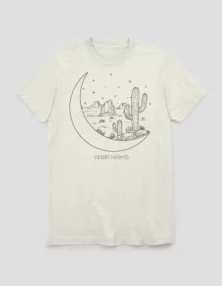 Art/Design DESERT Moon Cactus Unisex Tee