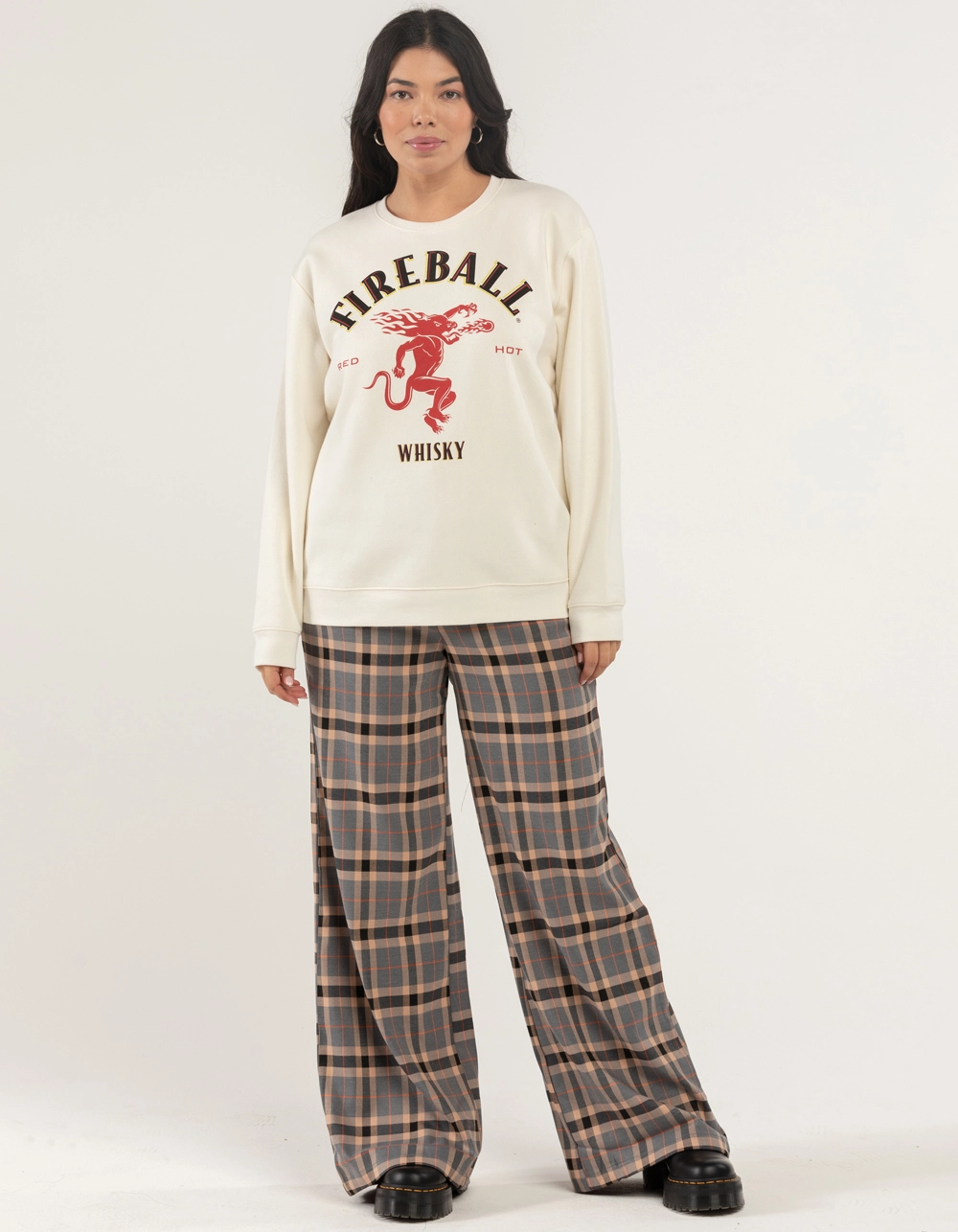 RIPPLE JUNCTION Fireball Womens Crewneck Sweatshirt - Image 8