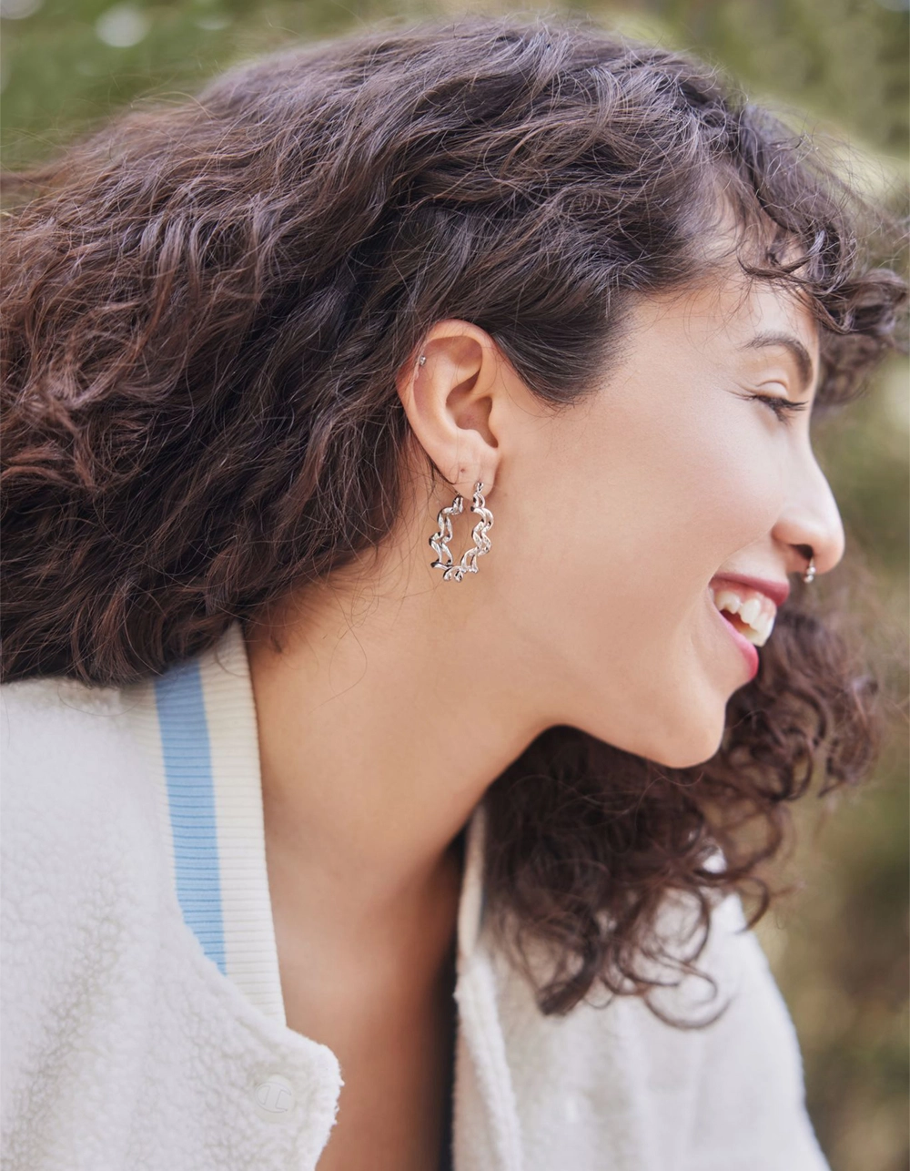 FULL TILT 3 Pack Spiral Butterfly Earring Set - Image 2