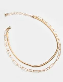 FULL TILT Basic Layered Chain Necklace