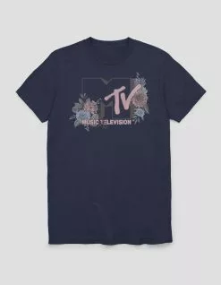 MTV Floral Logo Unisex Tee