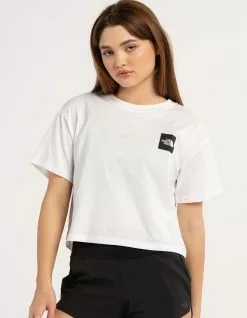 THE NORTH FACE Box Fit Logo Womens Crop Tee
