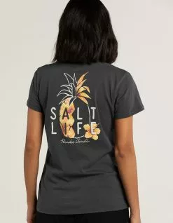 SALT LIFE Pineapple Womens Boyfriend Tee
