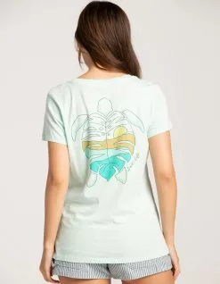 SALT LIFE Turtle Leaf Womens Tee