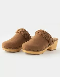 SODA Morel Womens Wood Clogs
