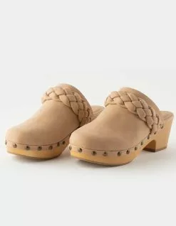 SODA Morel Womens Wood Clogs