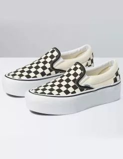 VANS Checkerboard Slip-On Stackform Womens Shoes