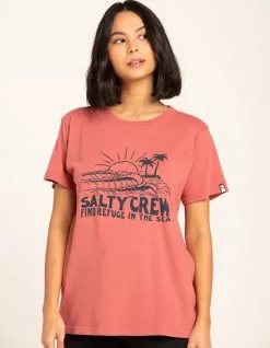 SALTY CREW Shorebreak Womens Boyfriend Tee