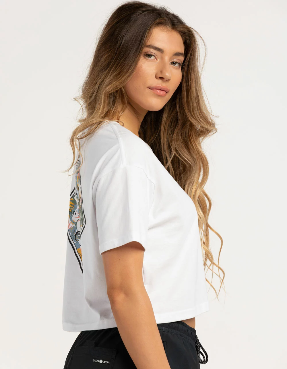 SALTY CREW Tippet Womens Crop Tee - Image 3