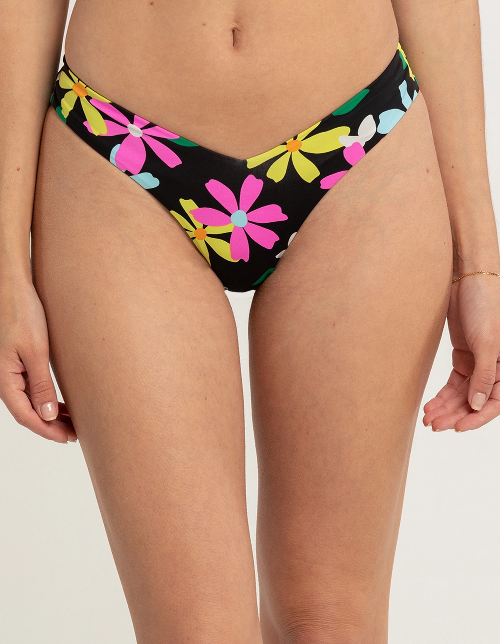 HURLEY Daisy Pop V Skimpy Bikini Bottoms - Image 2