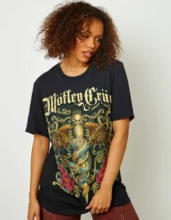 DAISY STREET Motley Crue Womens Tyler Tee
