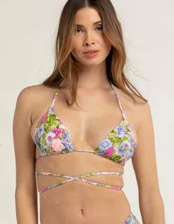 VYB Daisy Days Triangle Bikini Top