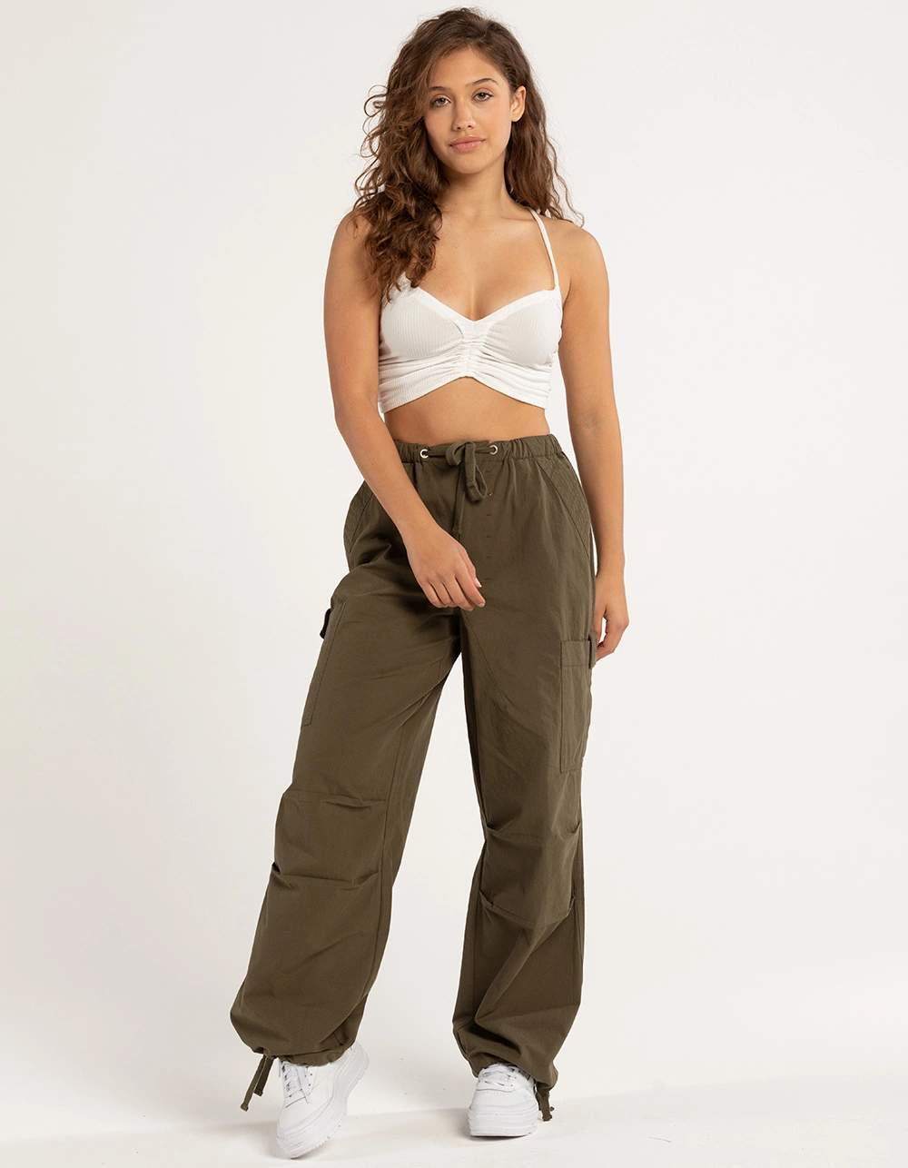 RSQ Womens Low Rise Parachute Pants - Image 5
