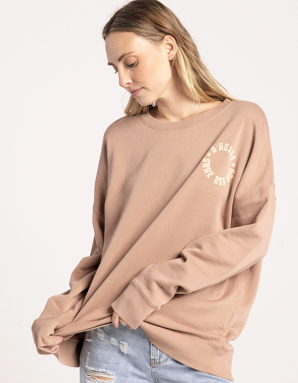 O'NEILL Choice Womens Oversized Crewneck Sweatshirt - Image 4