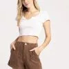 RSQ Utility Corduroy Womens Shorts