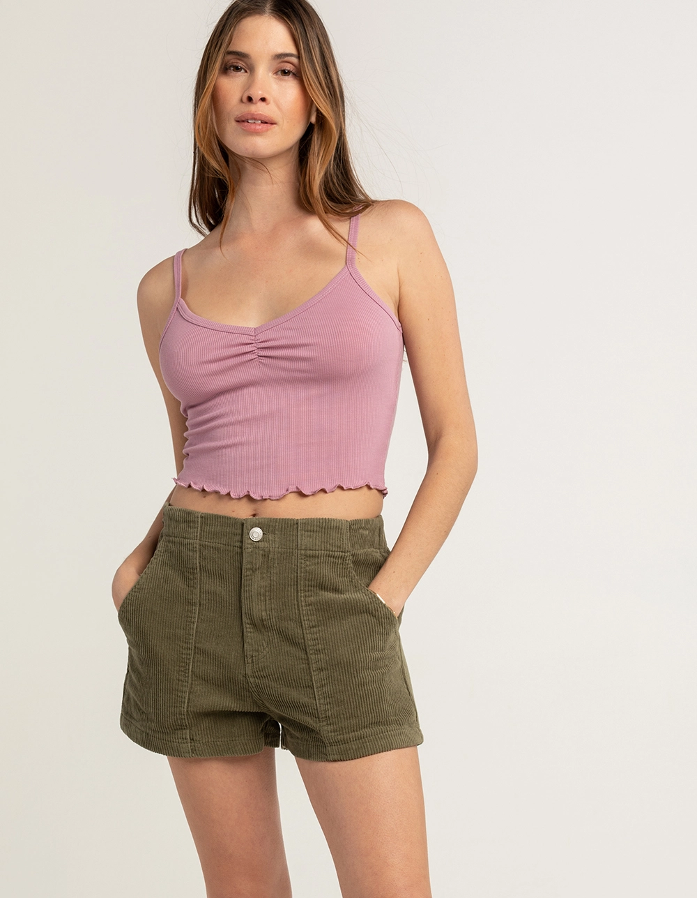 RSQ Womens Utility Corduroy Shorts