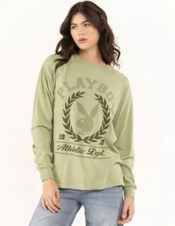 PLAYBOY Crest Bunny Womens Tee