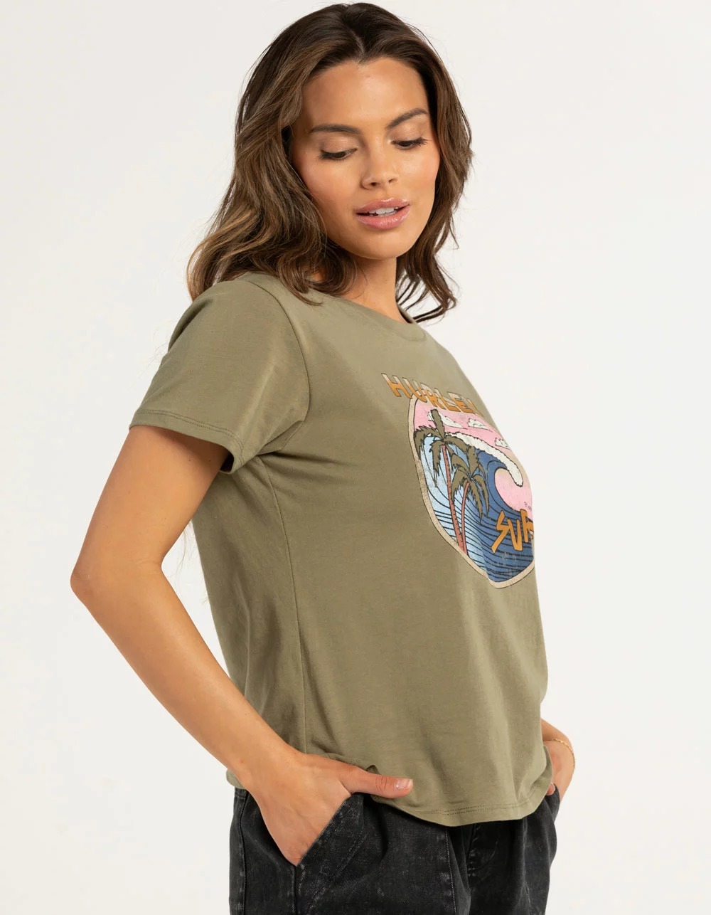 HURLEY Surf Classic Womens Tee - Image 2