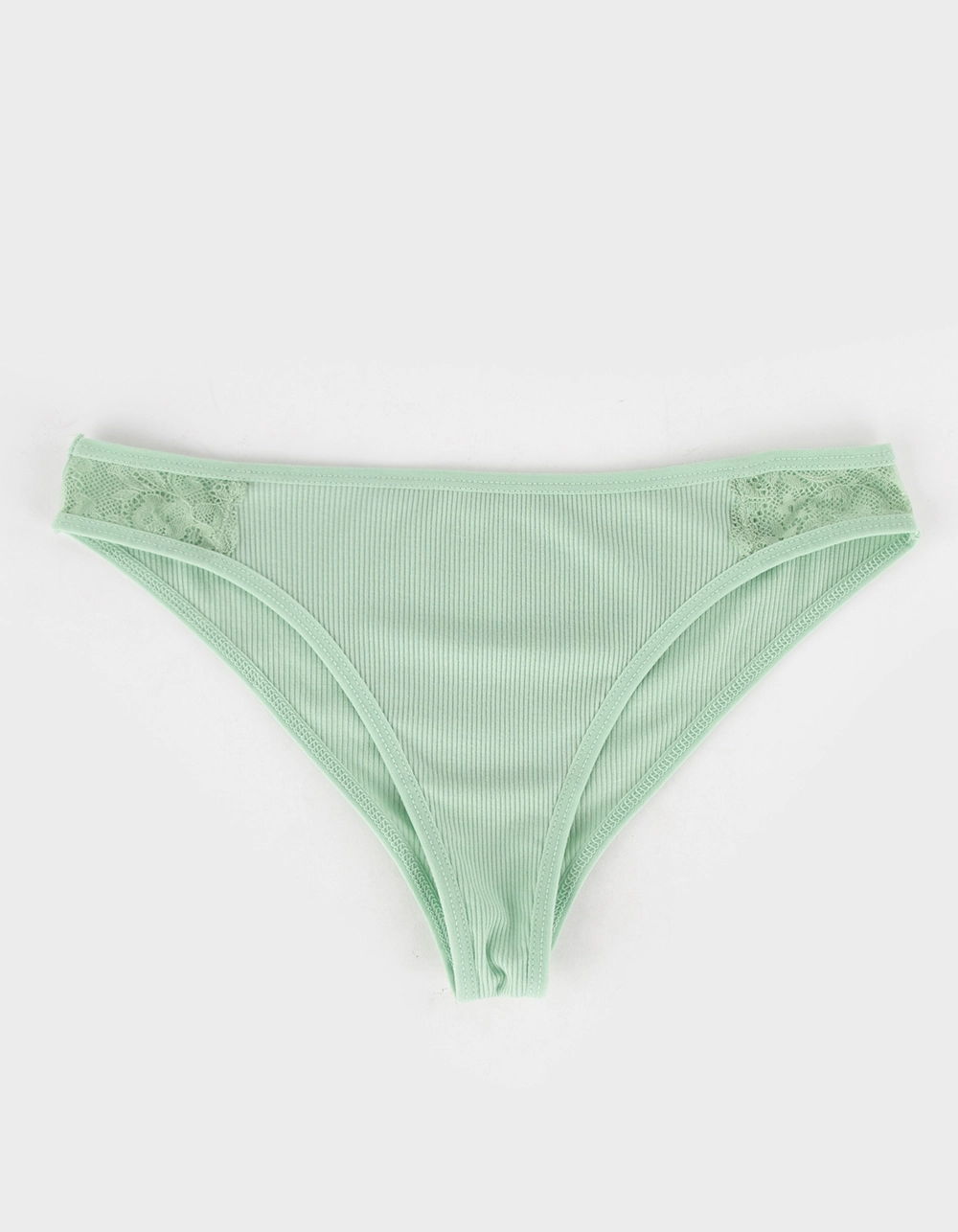 Sky And Sparrow SKY & SPARROW Rib Laceside Bikini Panties