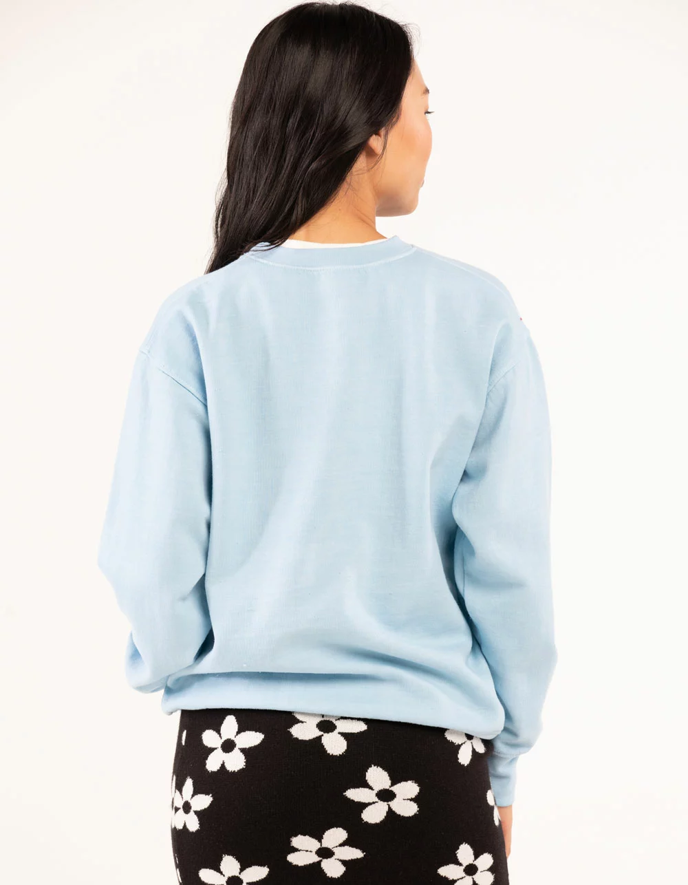 LOONEY TUNES Daffy Duck Humbug Womens Crewneck Sweatshirt - Image 3