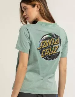 SANTA CRUZ Holo Wave Womens Pocket Tee
