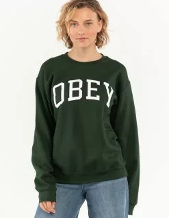 OBEY Academy Womens Crewneck Sweatshirt