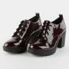SODA Brief Lace Up Block Heel Womens Shoes