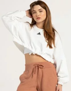 ADIDAS Dance Womens Cropped Crewneck Sweatshirt