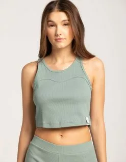 ADIDAS Womens Lounge Rib Tank Top