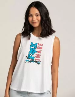 FOX Barb Wire Womens Muscle Tee