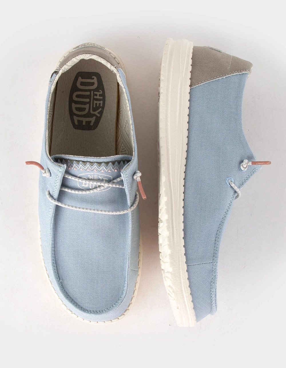 HEY DUDE Wendy Tempe Denim Womens Shoes - Image 5