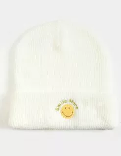 RSQ X Smiley Smile More Womens Beanie