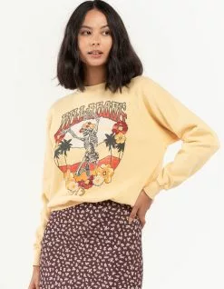BILLABONG Shrunken Womens Crewneck Sweatshirt