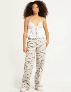 RSQ Low Rise Canvas Womens Cargo Pants