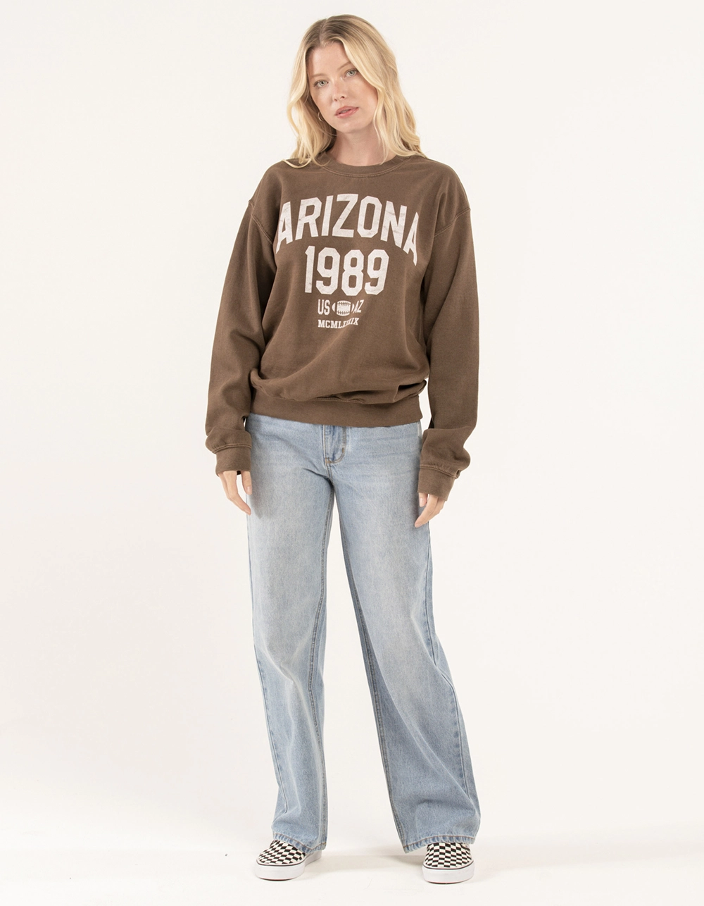 FULL TILT Arizona 1989 Womens Crewneck Sweatshirt - Image 4