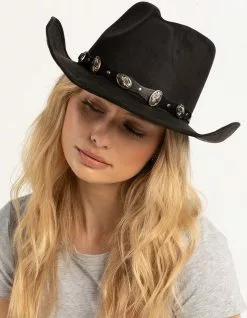 Stone Buckle Womens Cowboy Hat